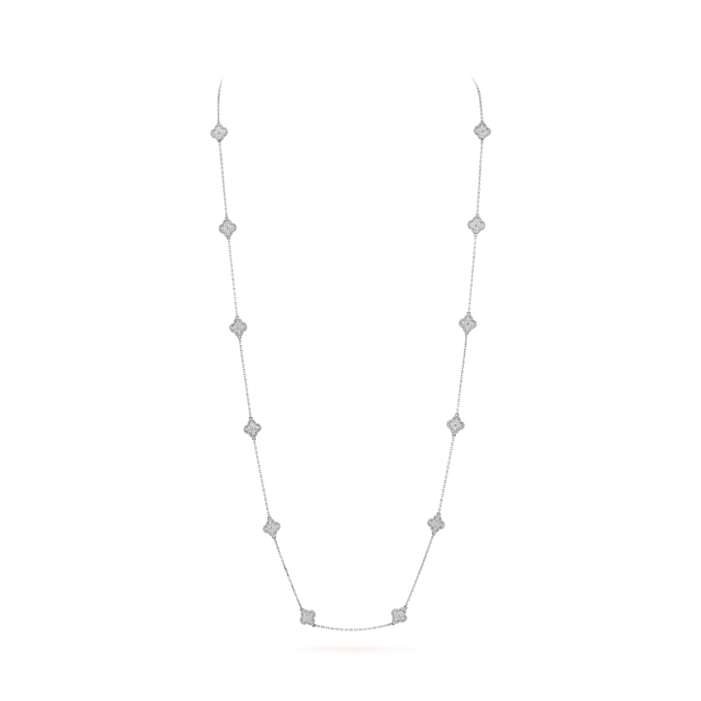 Sweet Alhambra long necklace, 16 motifs