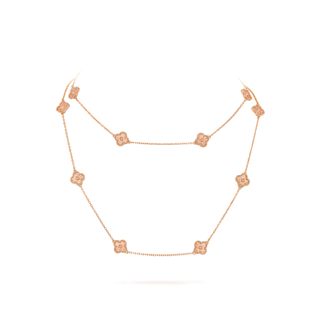 Sweet Alhambra long necklace, 16 motifs