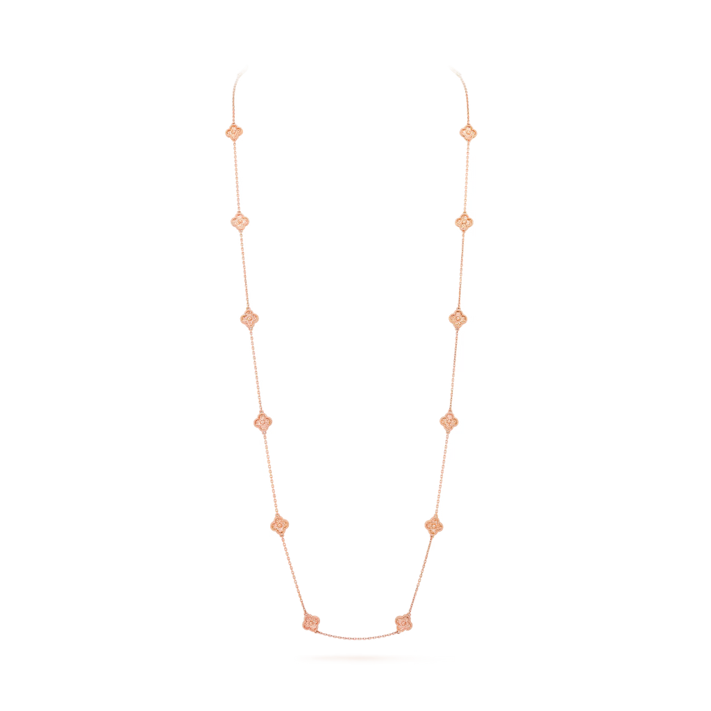 Sweet Alhambra long necklace, 16 motifs