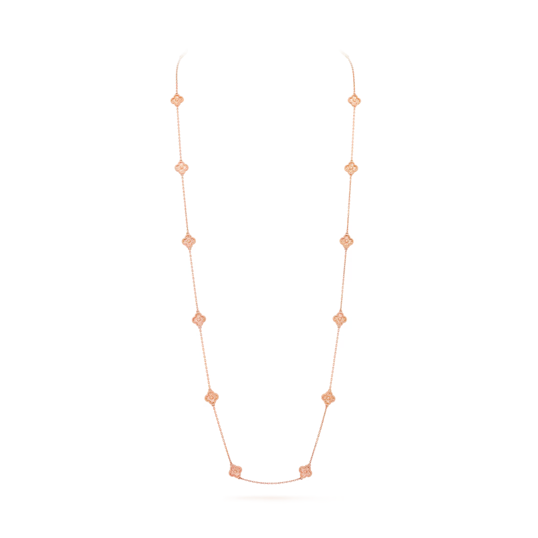 Sweet Alhambra long necklace, 16 motifs