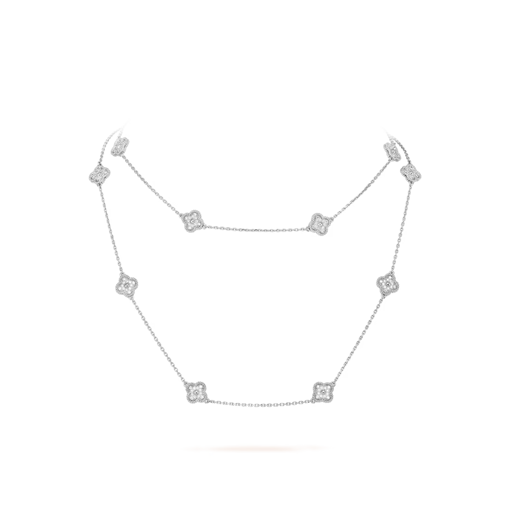 Sweet Alhambra long necklace, 16 motifs