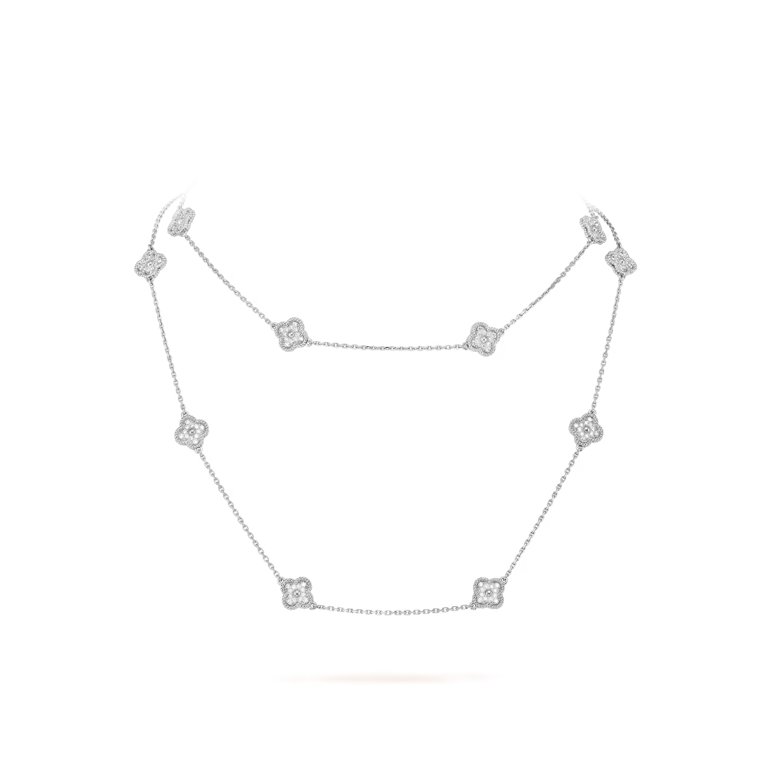 Sweet Alhambra long necklace, 16 motifs