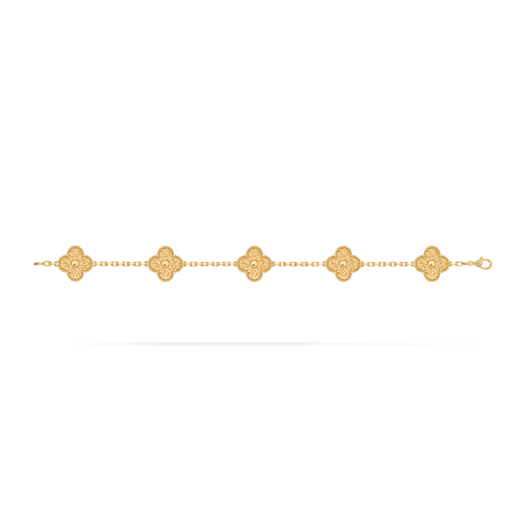 Vintage Alhambra bracelet, 5 motifs