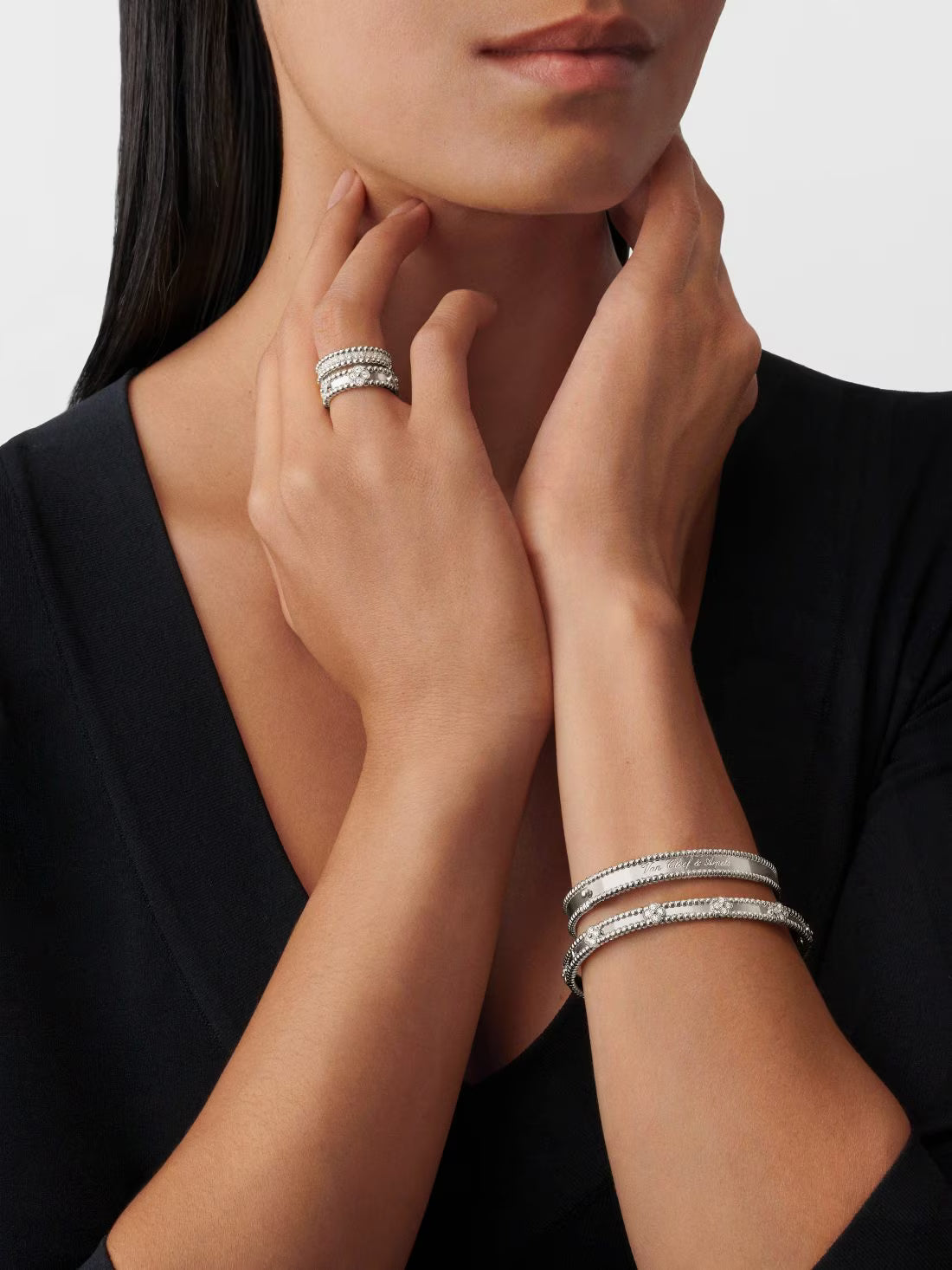 Perlée sweet clovers bracelet, medium model