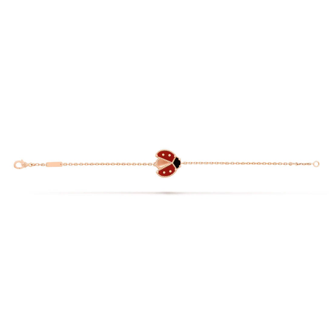 Lucky Spring bracelet, open wings ladybug