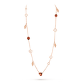 Lucky Spring long necklace, 15 motifs
