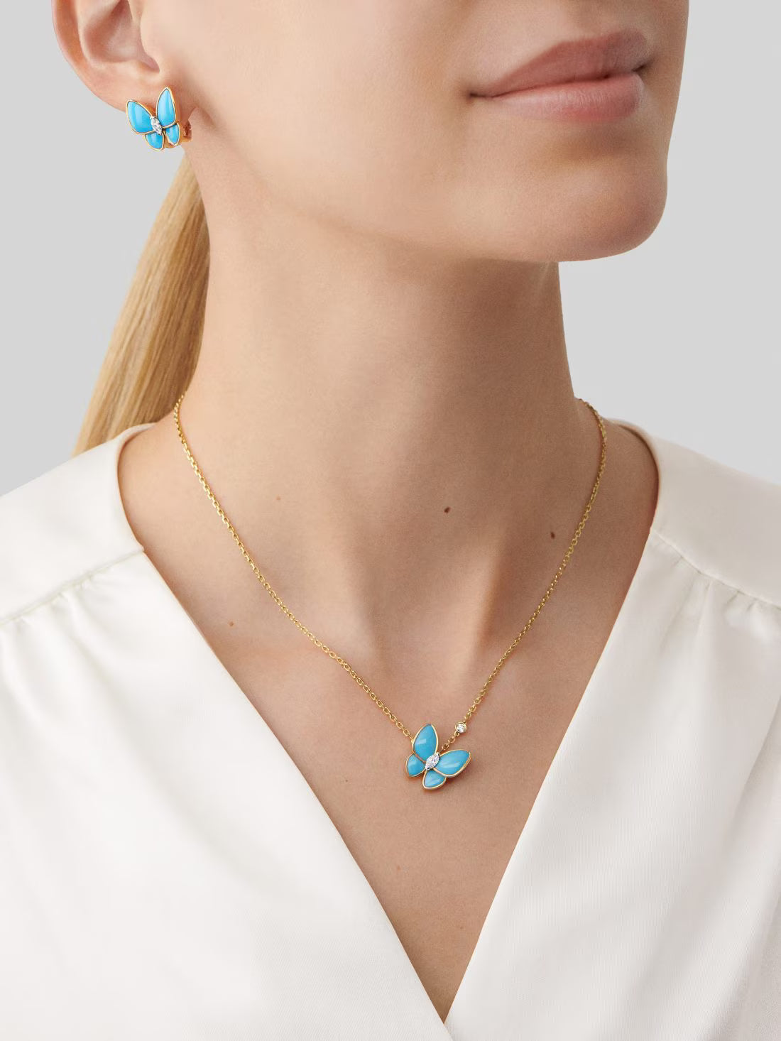 Two Butterfly pendant