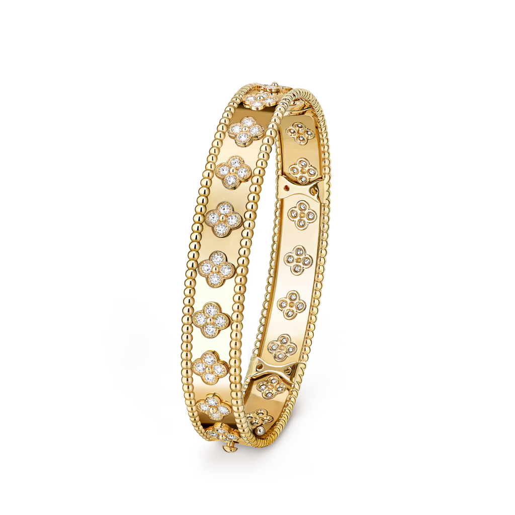 Perlée clovers bracelet, medium model