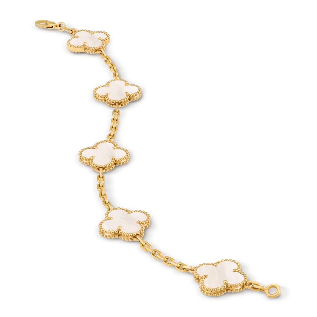Vintage Alhambra bracelet, 5 motifs