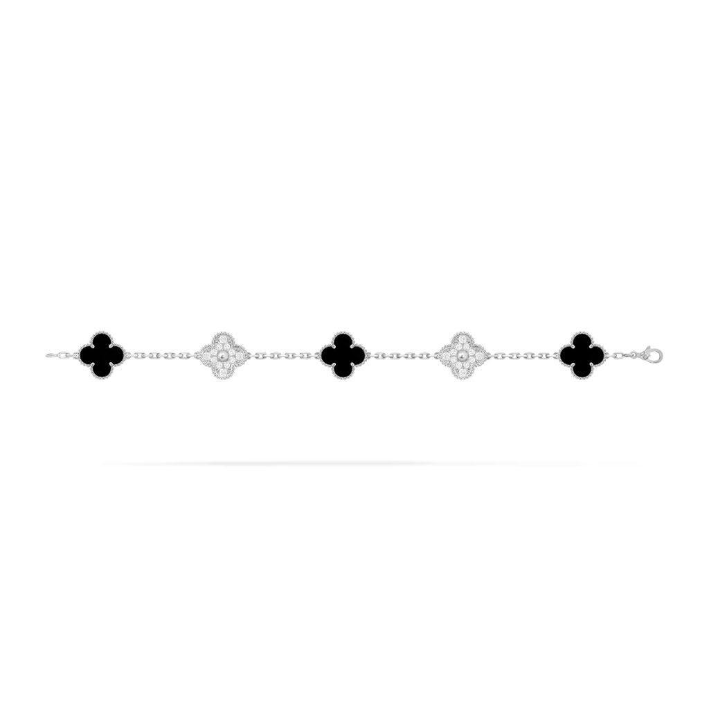 Vintage Alhambra bracelet, 5 motifs
