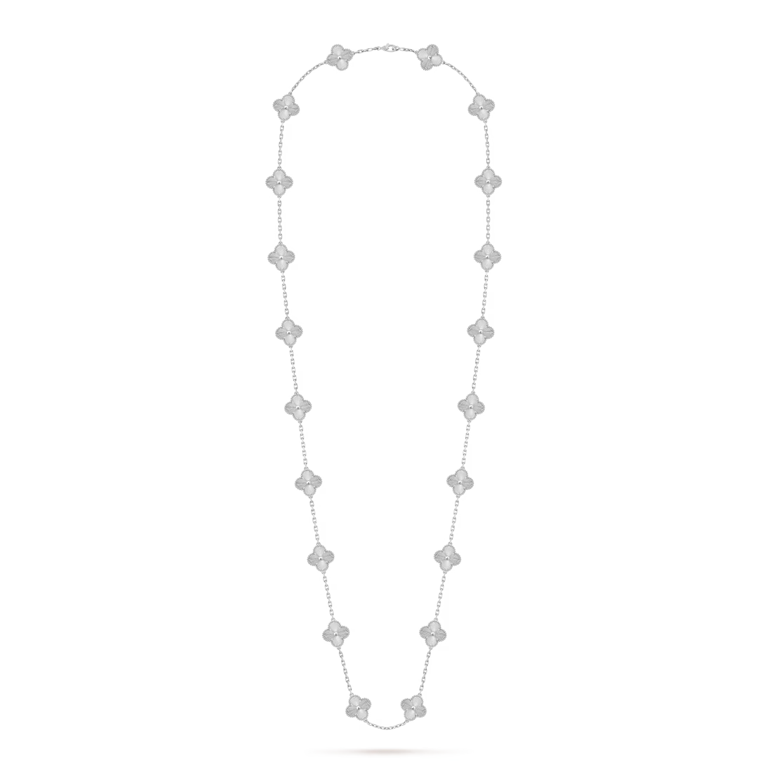 Vintage Alhambra long necklace, 20 motifs