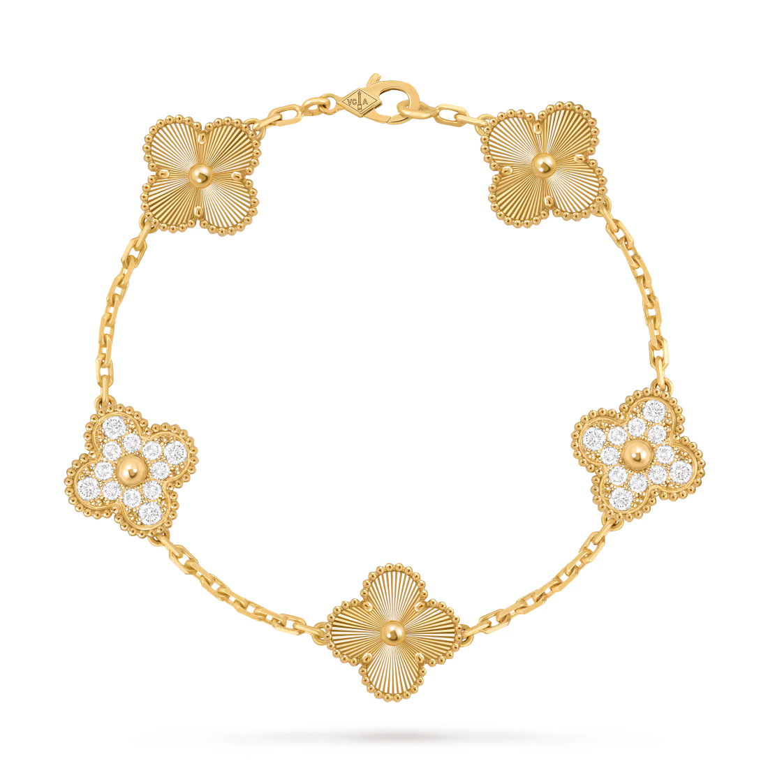 Vintage Alhambra bracelet, 5 motifs