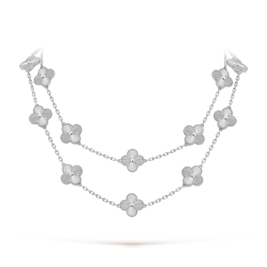 Vintage Alhambra long necklace, 20 motifs