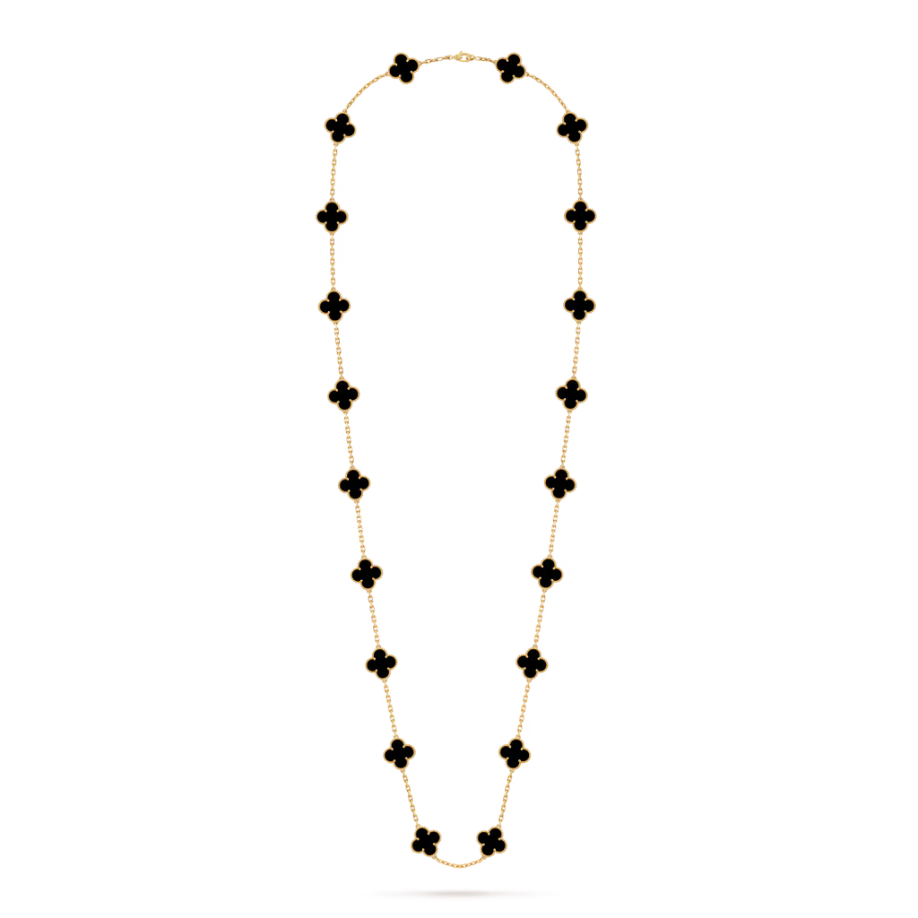 Vintage Alhambra long necklace, 20 motifs