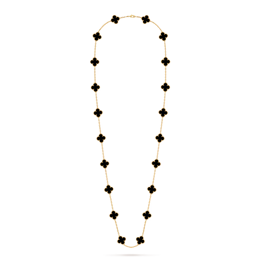 Vintage Alhambra long necklace, 20 motifs