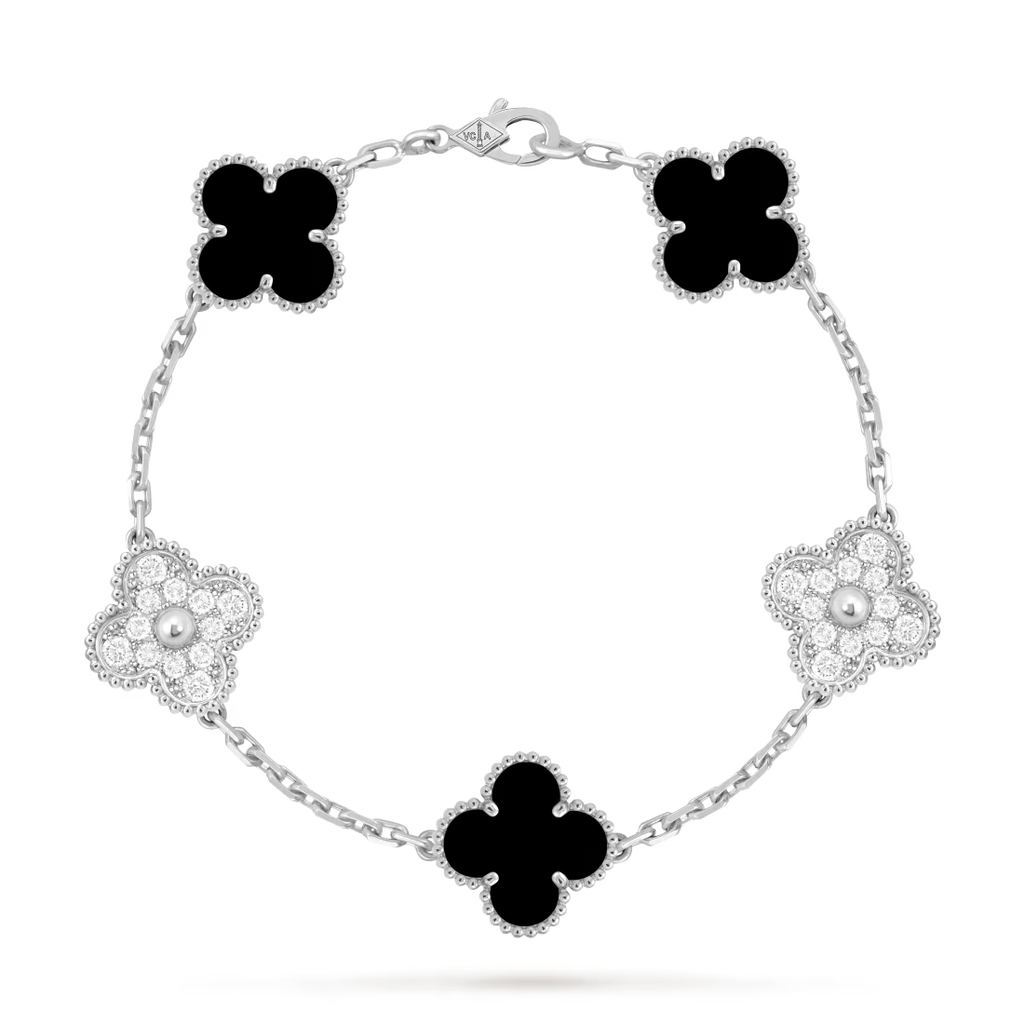 Vintage Alhambra bracelet, 5 motifs