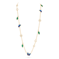 Lucky Spring Butterfly long necklace, 15 motifs