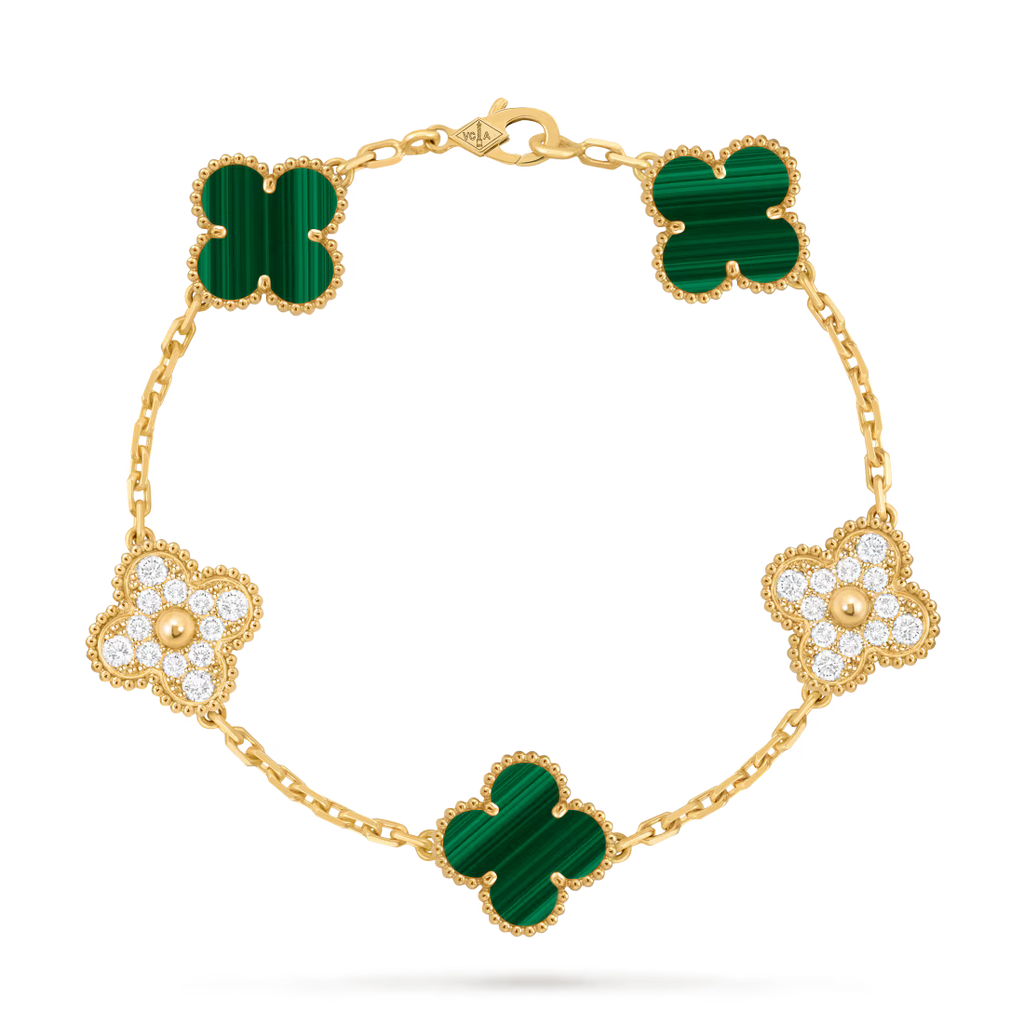Vintage Alhambra bracelet, 5 motifs