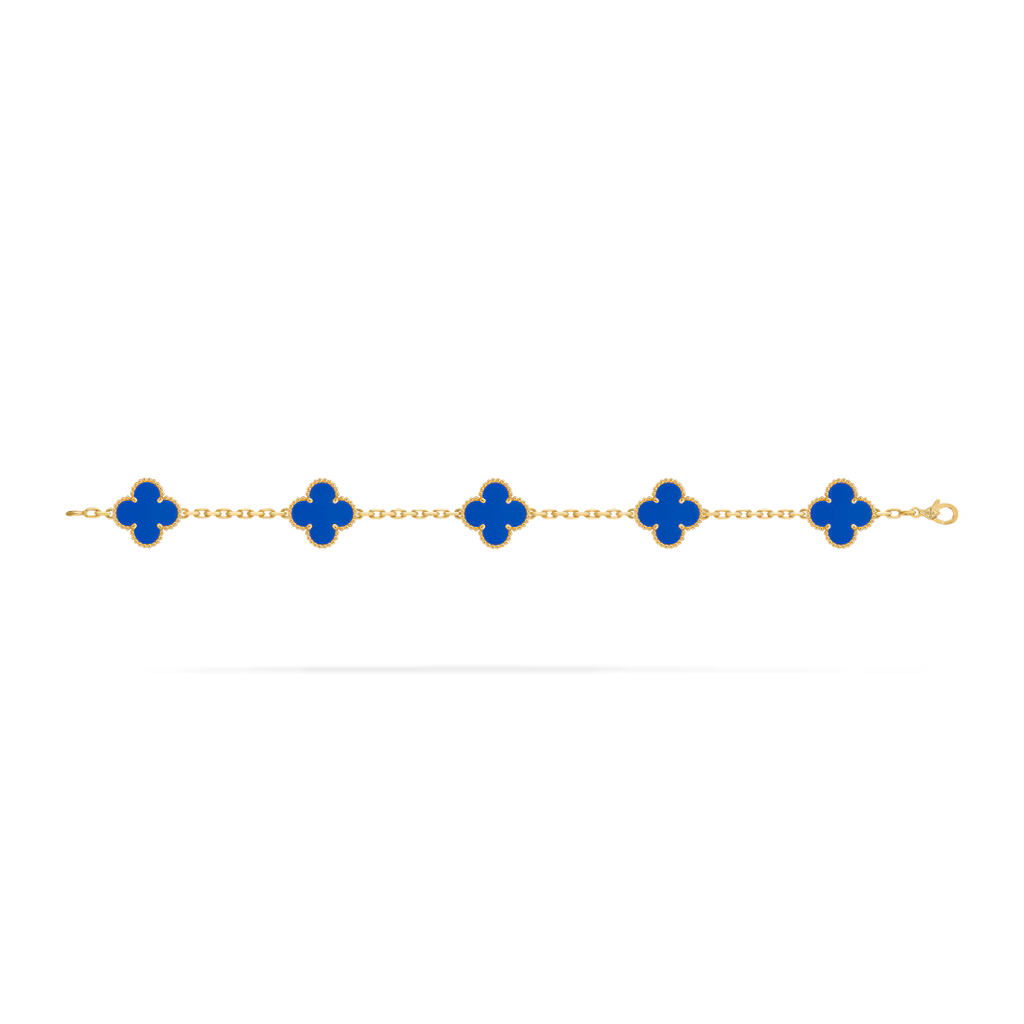 Vintage Alhambra bracelet, 5 motifs