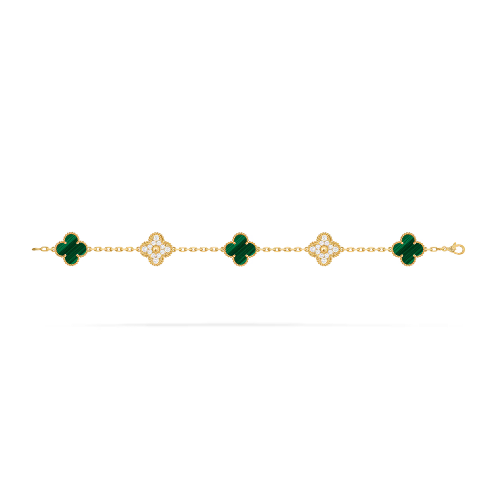 Vintage Alhambra bracelet, 5 motifs