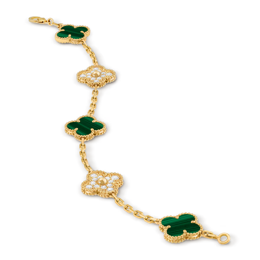 Vintage Alhambra bracelet, 5 motifs