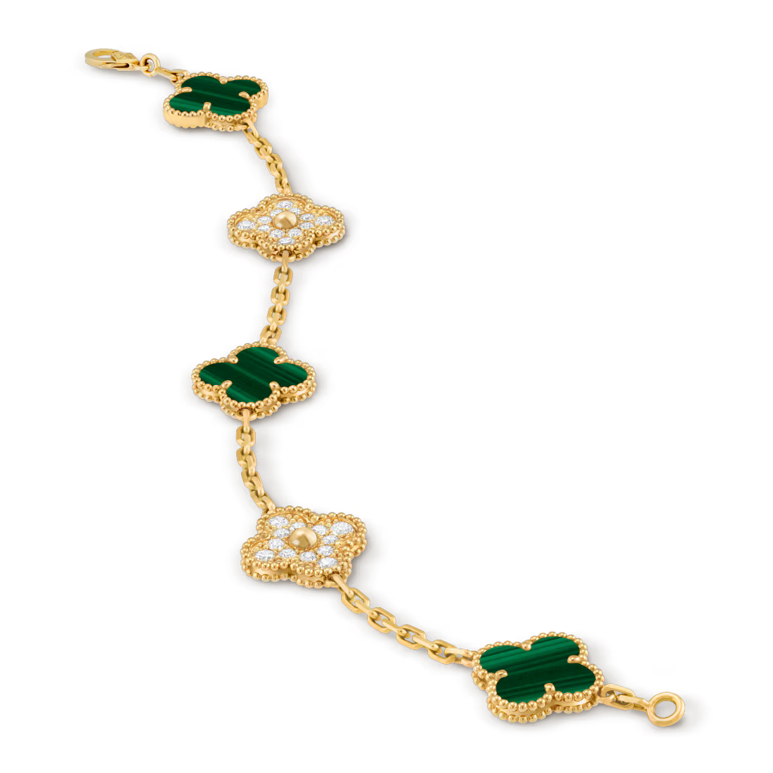 Vintage Alhambra bracelet, 5 motifs