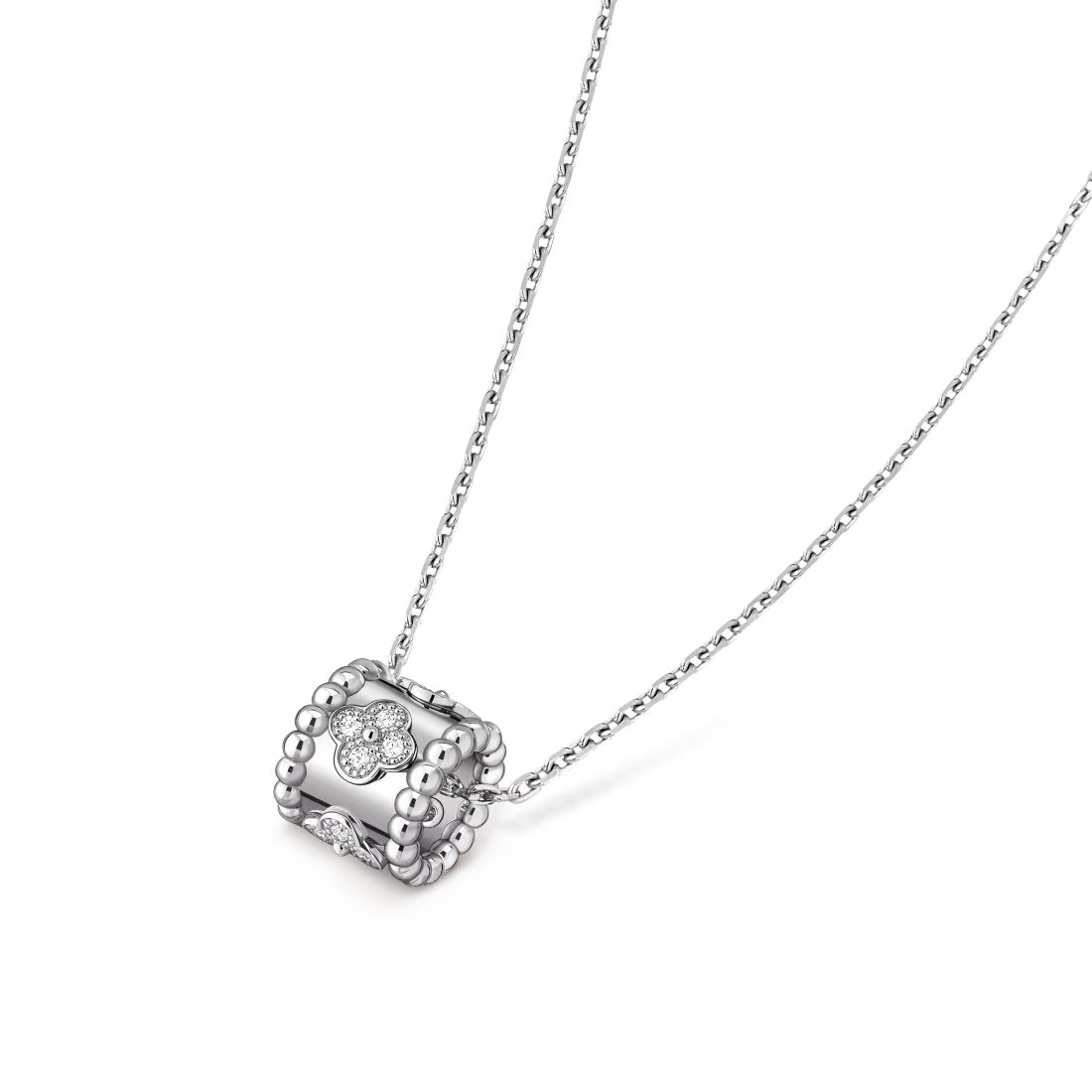 Perlée clovers pendant