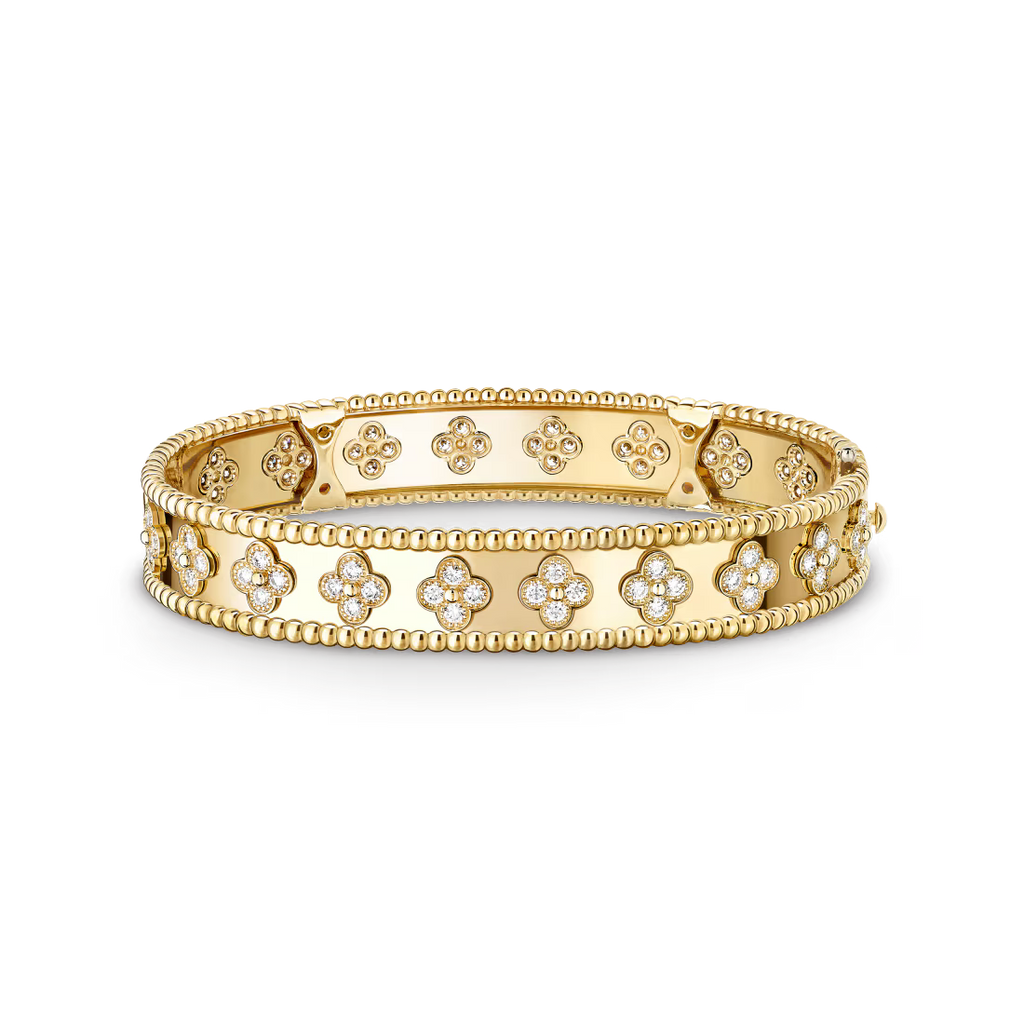 Perlée clovers bracelet, medium model