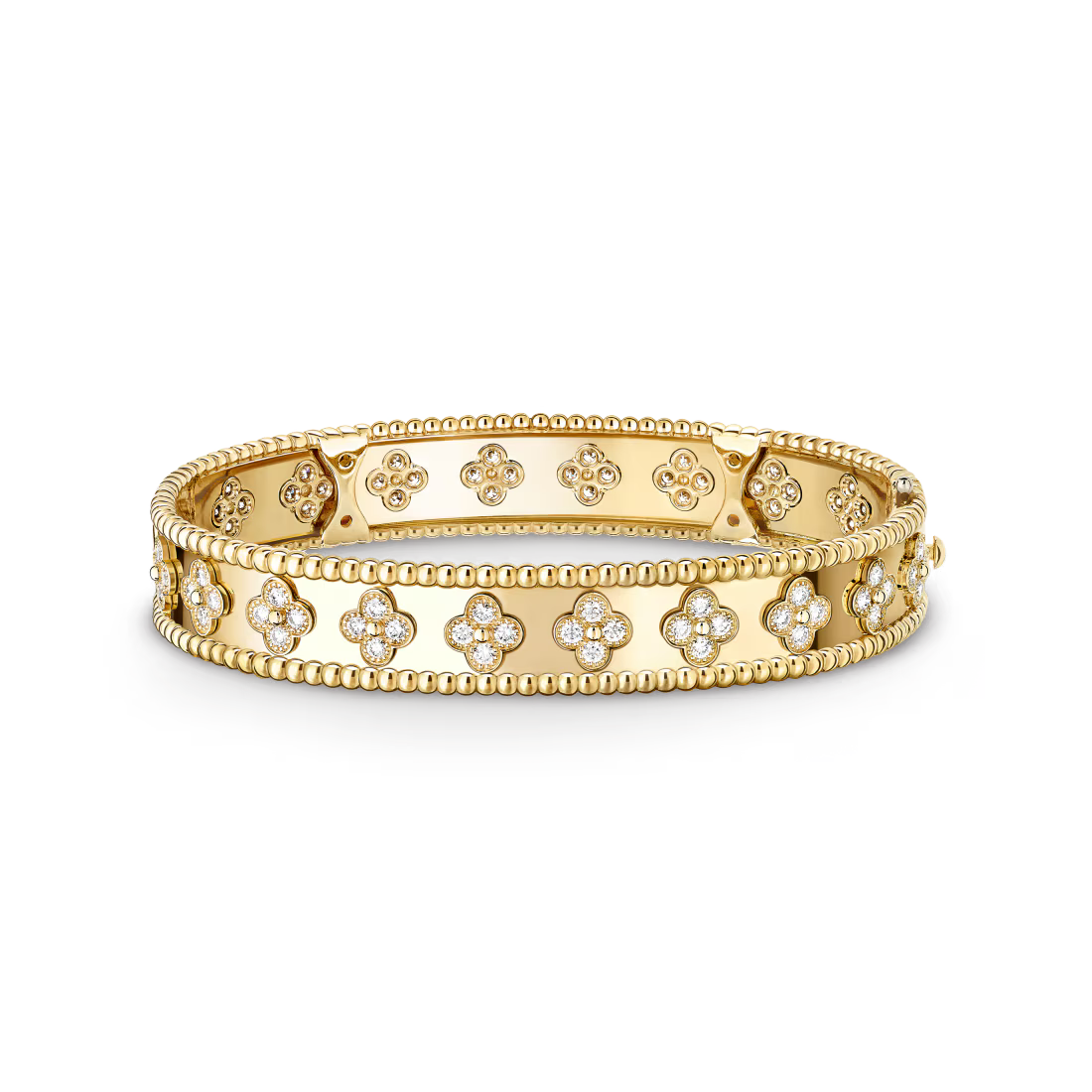 Perlée clovers bracelet, medium model