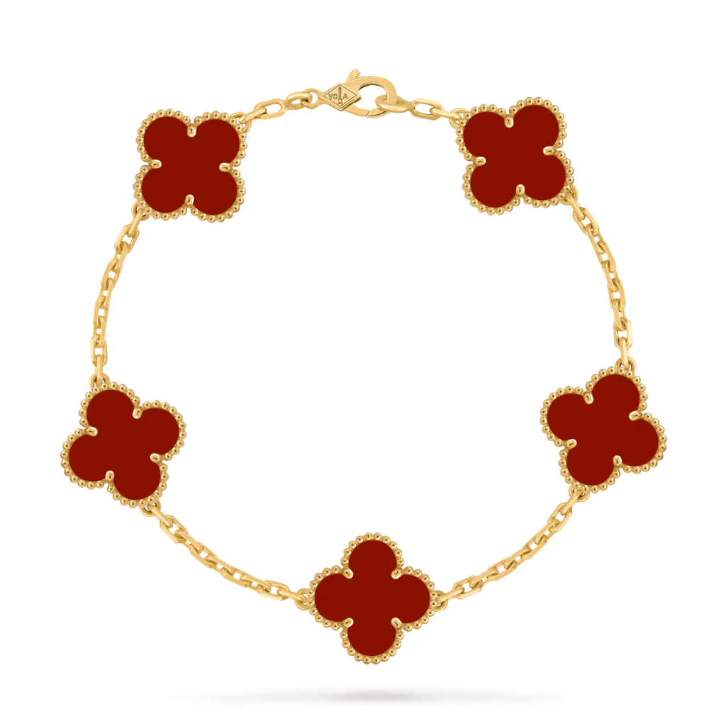 Vintage Alhambra bracelet, 5 motifs