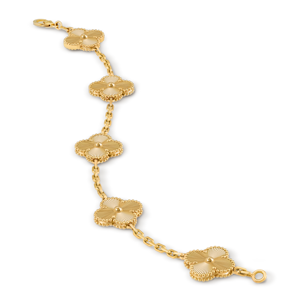 Vintage Alhambra bracelet, 5 motifs