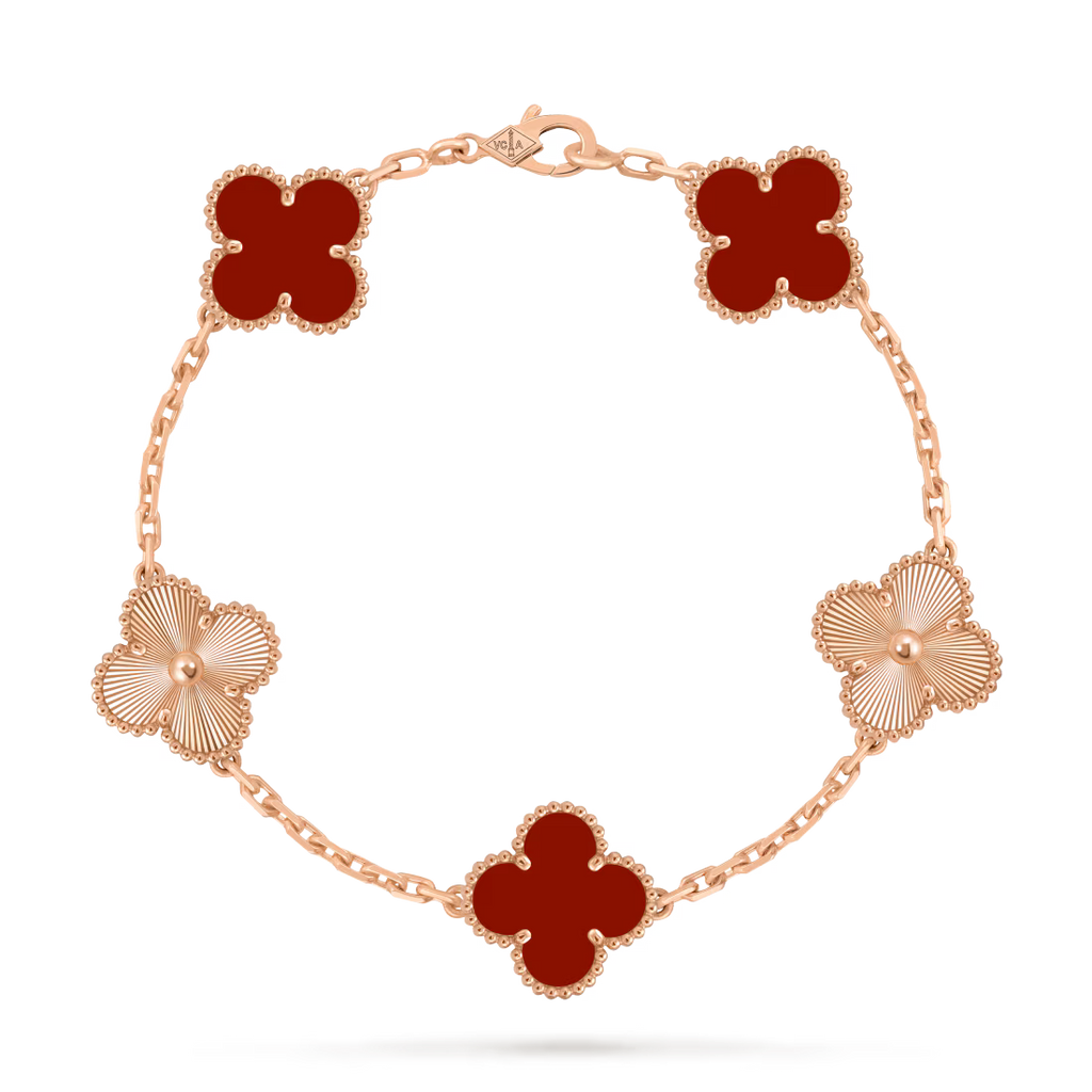 Vintage Alhambra bracelet, 5 motifs