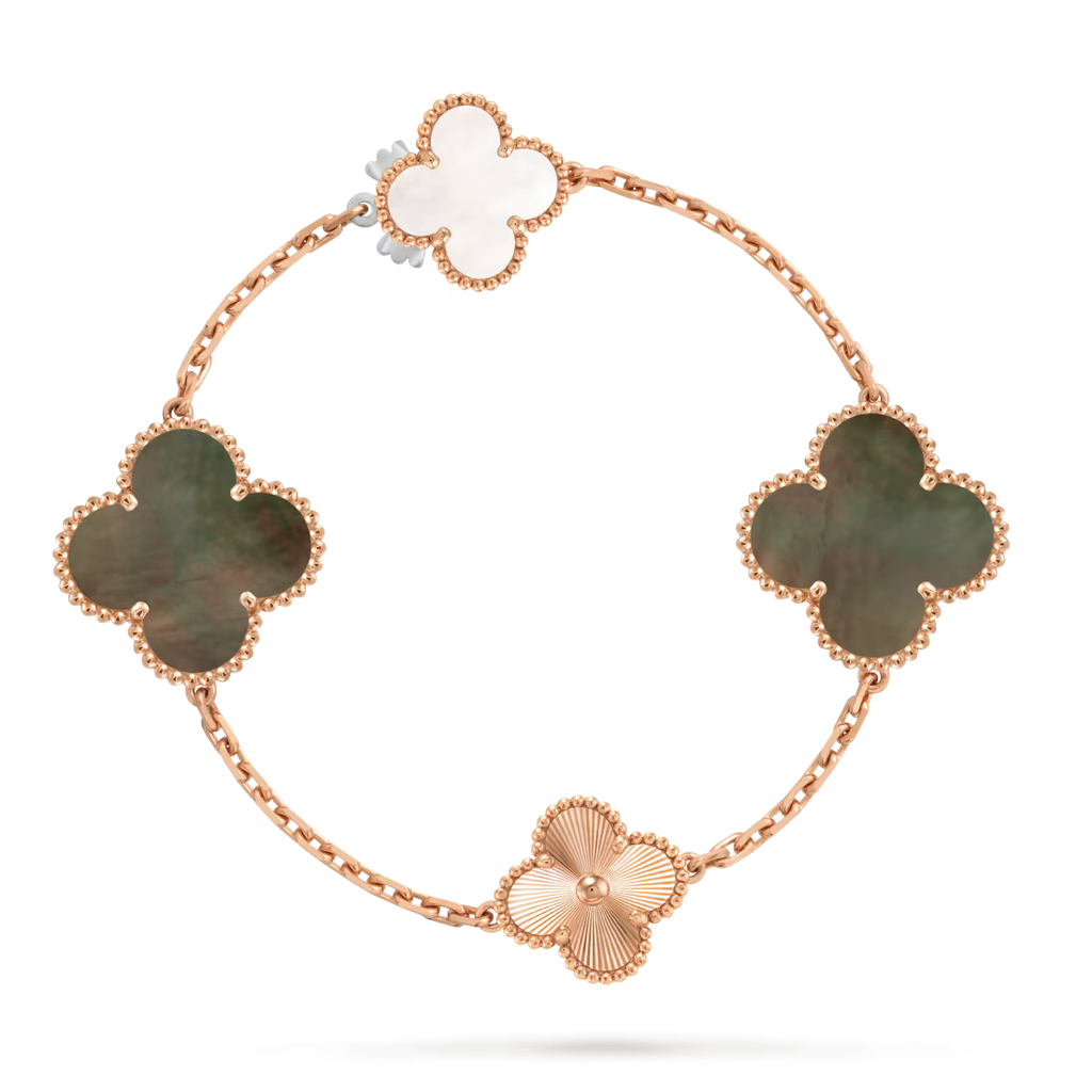 Magic Alhambra transformable long necklace, 15 motifs