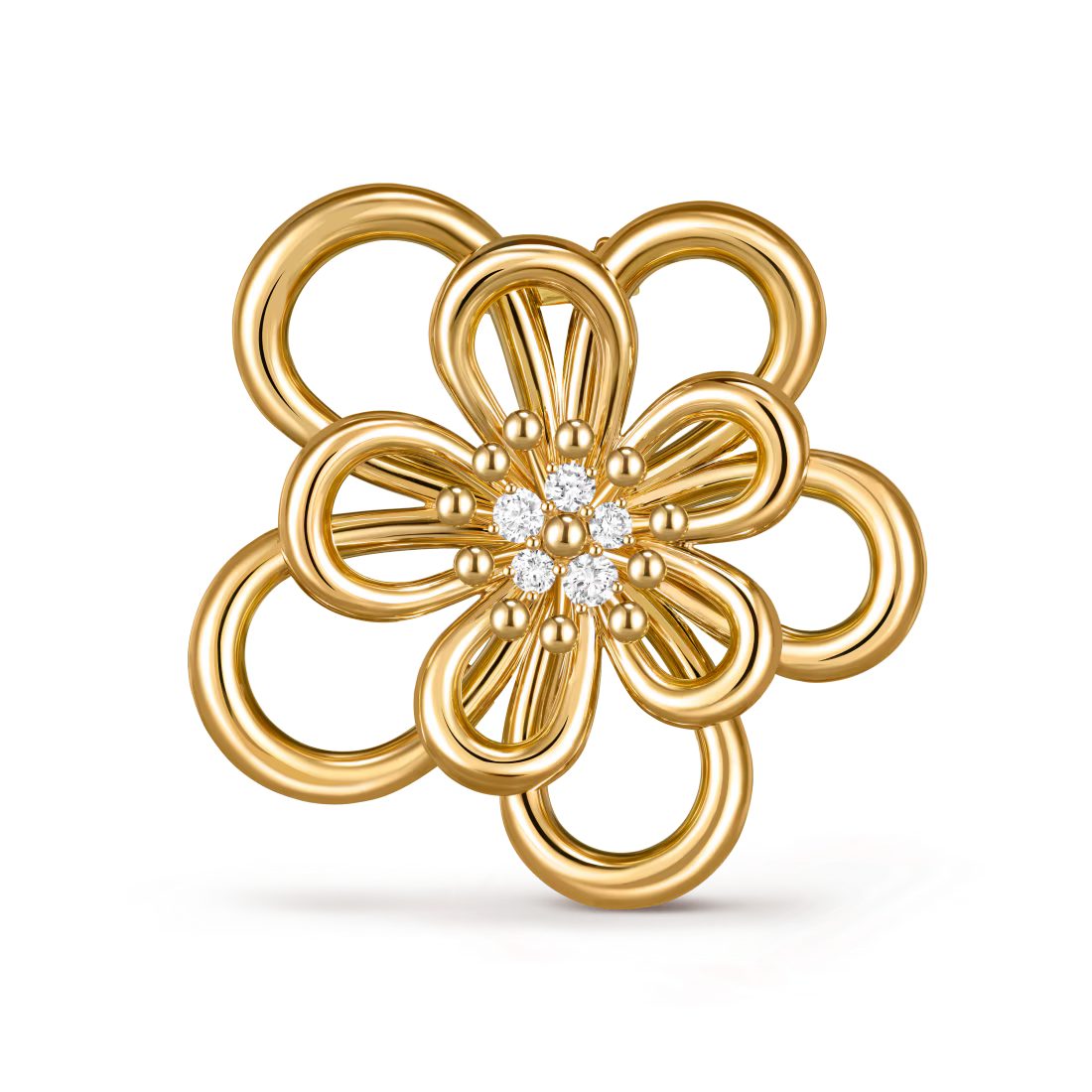 Flowerlace clip pendant