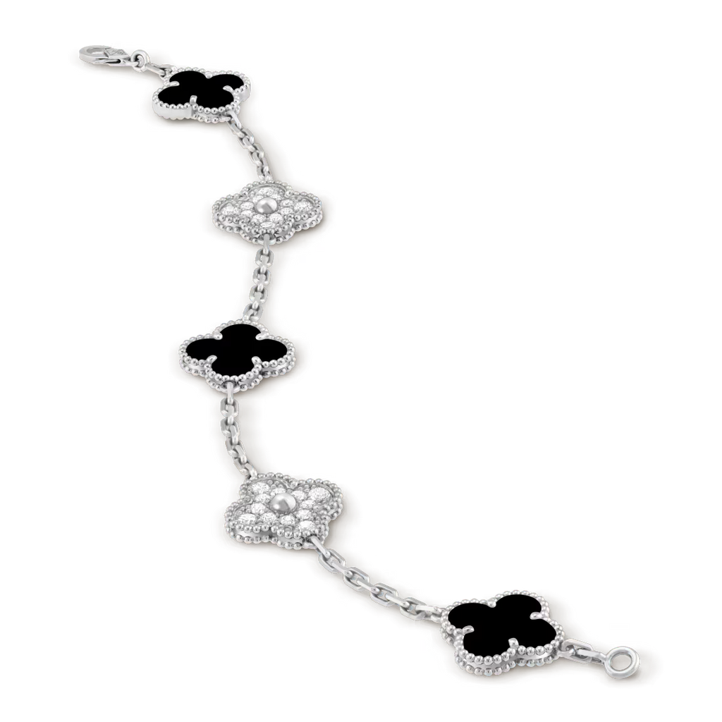 Vintage Alhambra bracelet, 5 motifs