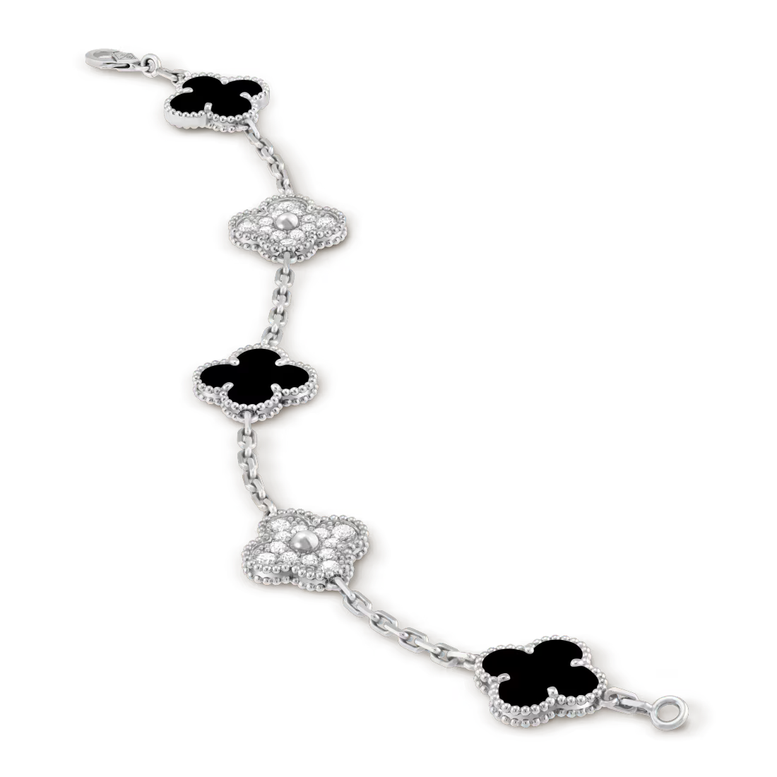 Vintage Alhambra bracelet, 5 motifs