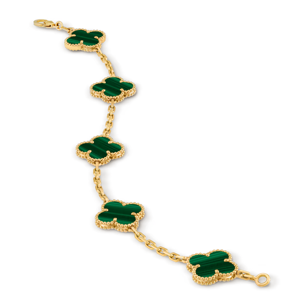 Vintage Alhambra bracelet, 5 motifs