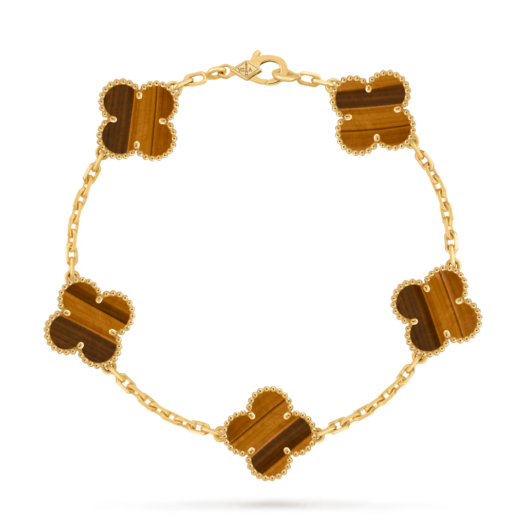 Vintage Alhambra bracelet, 5 motifs
