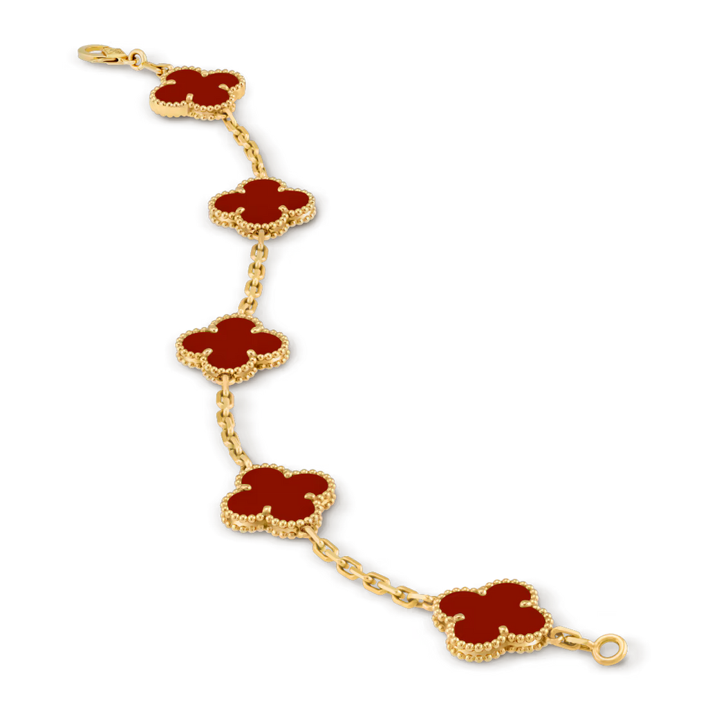 Vintage Alhambra bracelet, 5 motifs