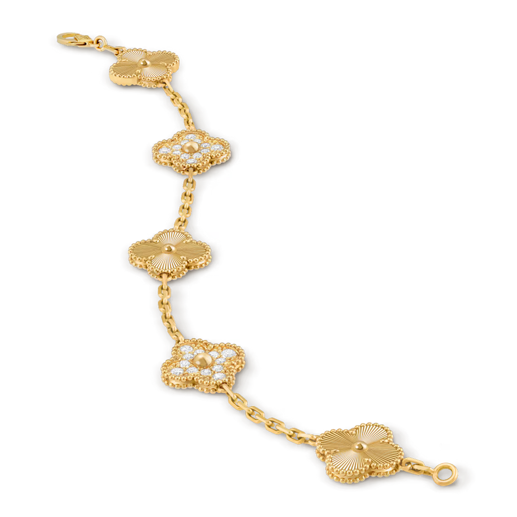 Vintage Alhambra bracelet, 5 motifs
