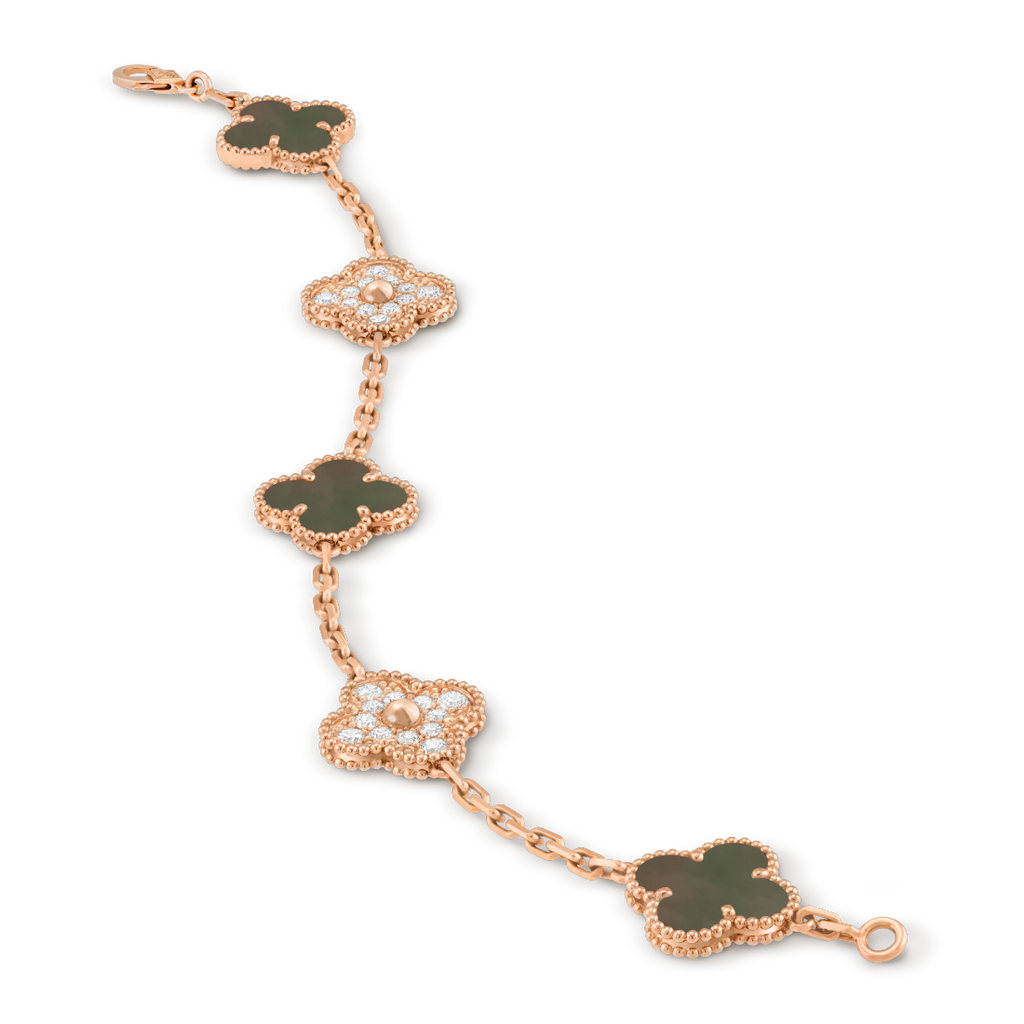 Vintage Alhambra bracelet, 5 motifs