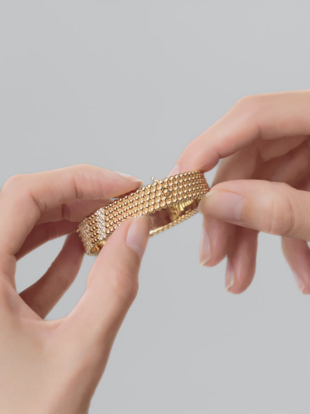 Perlée bracelet, 5 rows, medium model