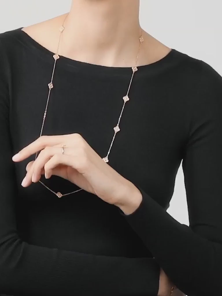 Sweet Alhambra long necklace, 16 motifs