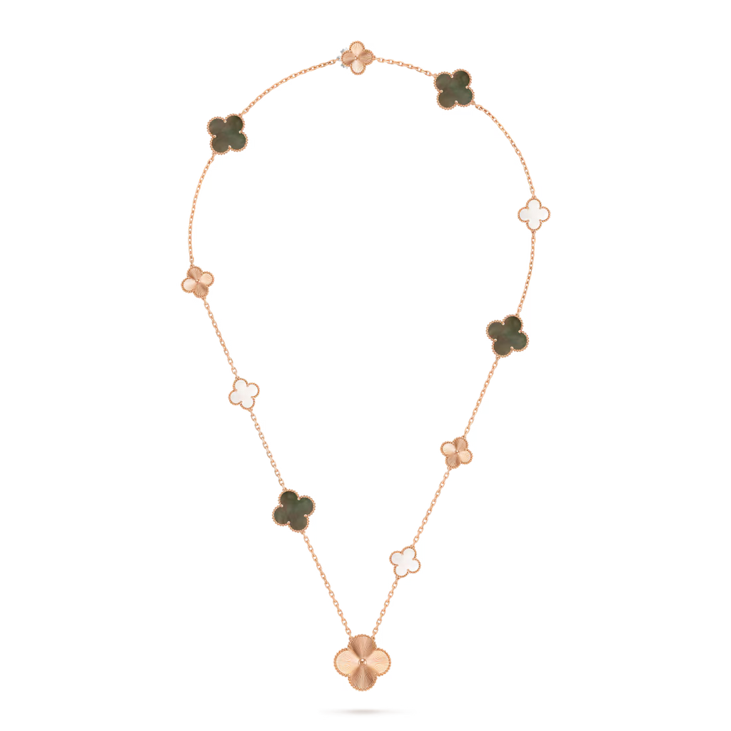 Magic Alhambra transformable long necklace, 15 motifs