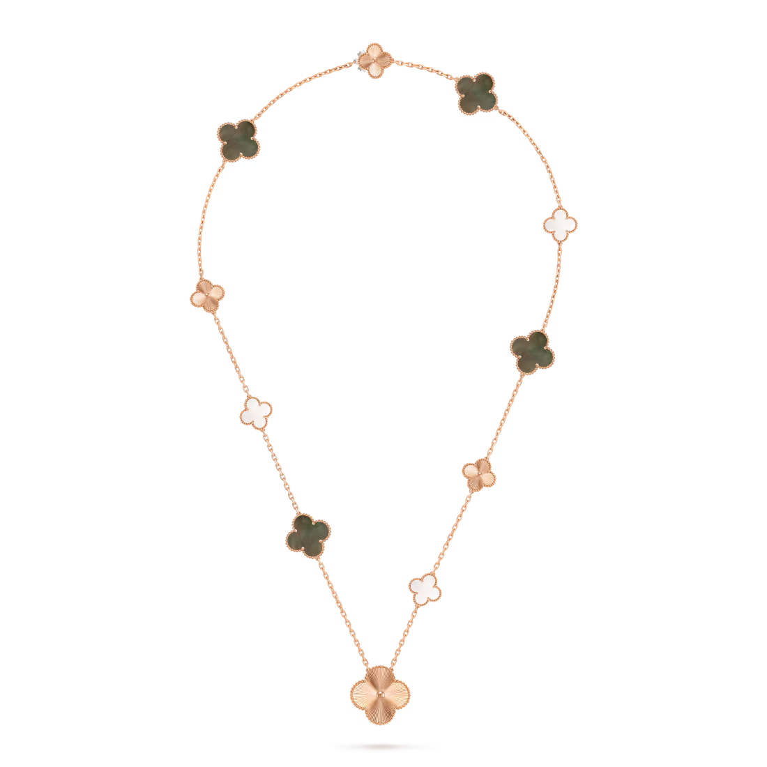 Magic Alhambra transformable long necklace, 15 motifs