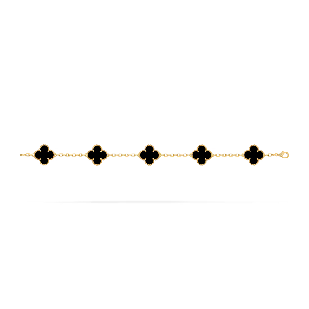 Vintage Alhambra bracelet, 5 motifs
